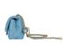 Denim Pearl Crush Mini Rectangular Flap, bottom view